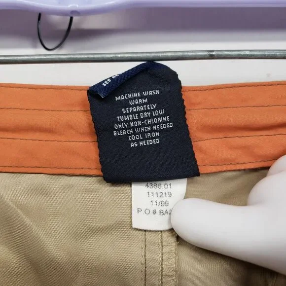 Vintage GAP Paratrooper Cargo Pants Mens S / M Beige Lightweight Relaxed Fit - Picture 14 of 14